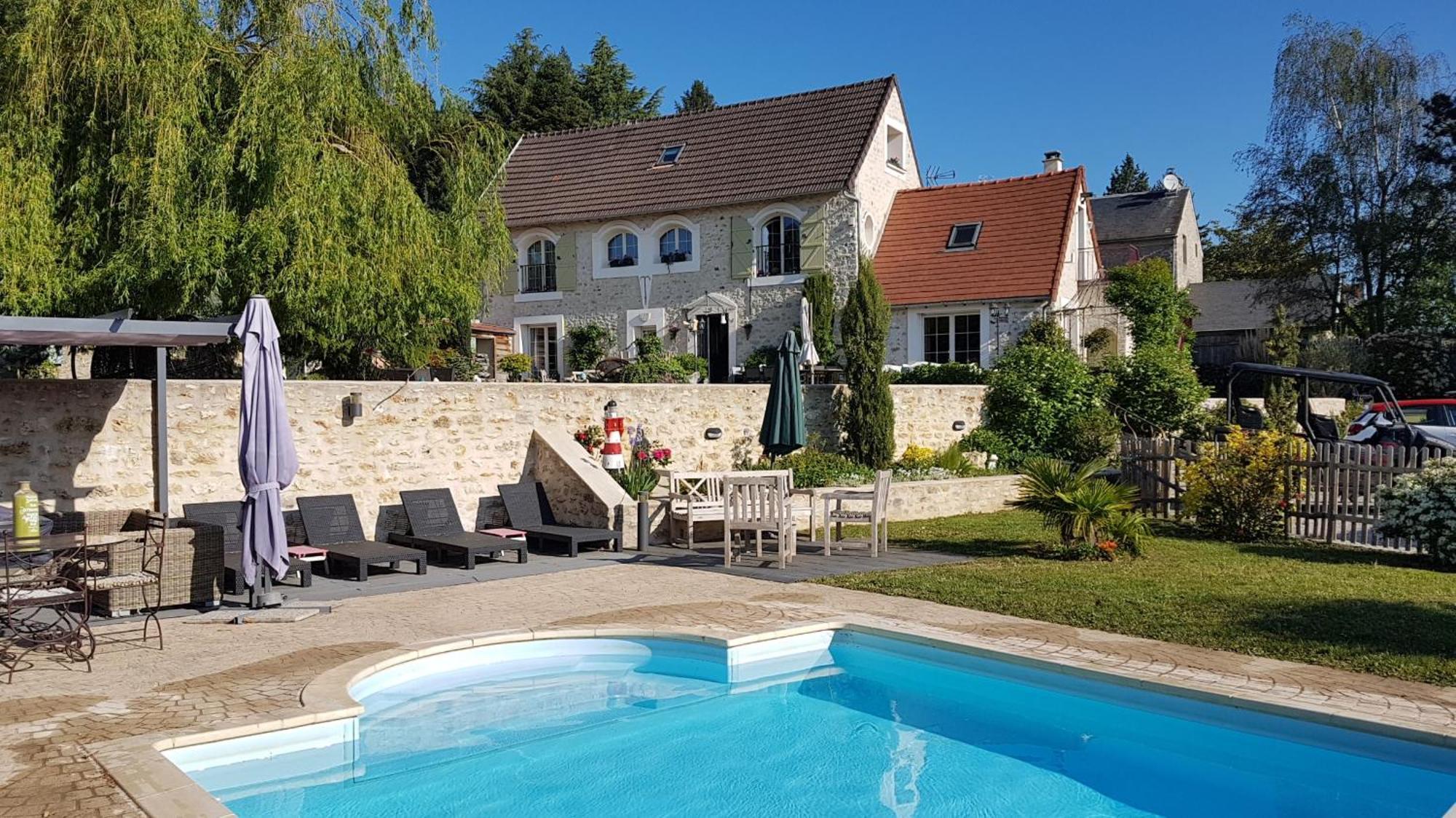 Bed and Breakfast La Bergerie-En-Vexin Jambville Exterior foto